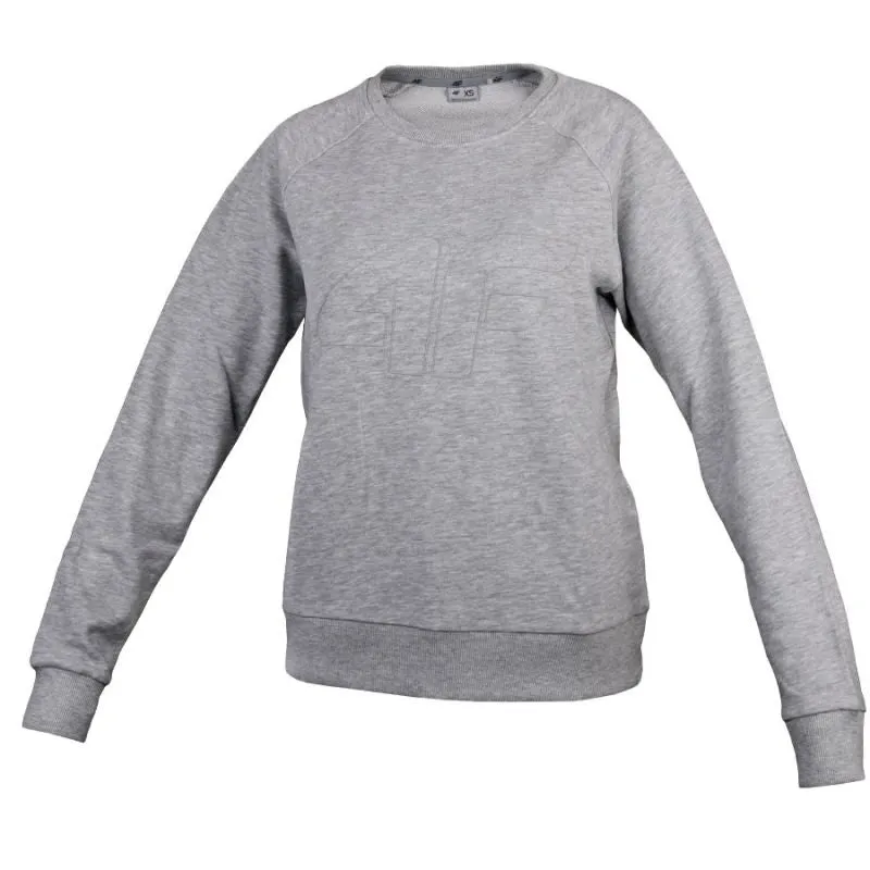 4F Womens Round Neck Jacket - Grey