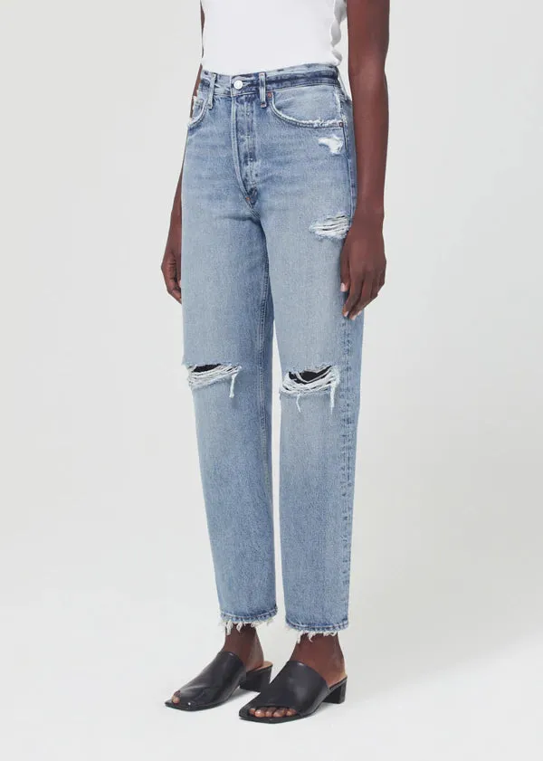 90s Mid Rise Loose Fit Jean in Isolate