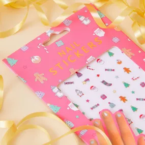 Accessorize London Girl's Multi Christmas Nail Stickers