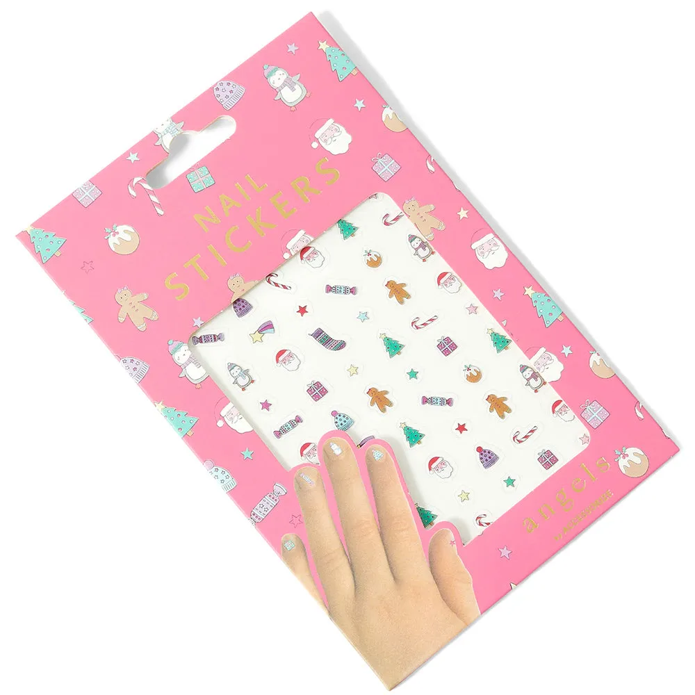 Accessorize London Girl's Multi Christmas Nail Stickers