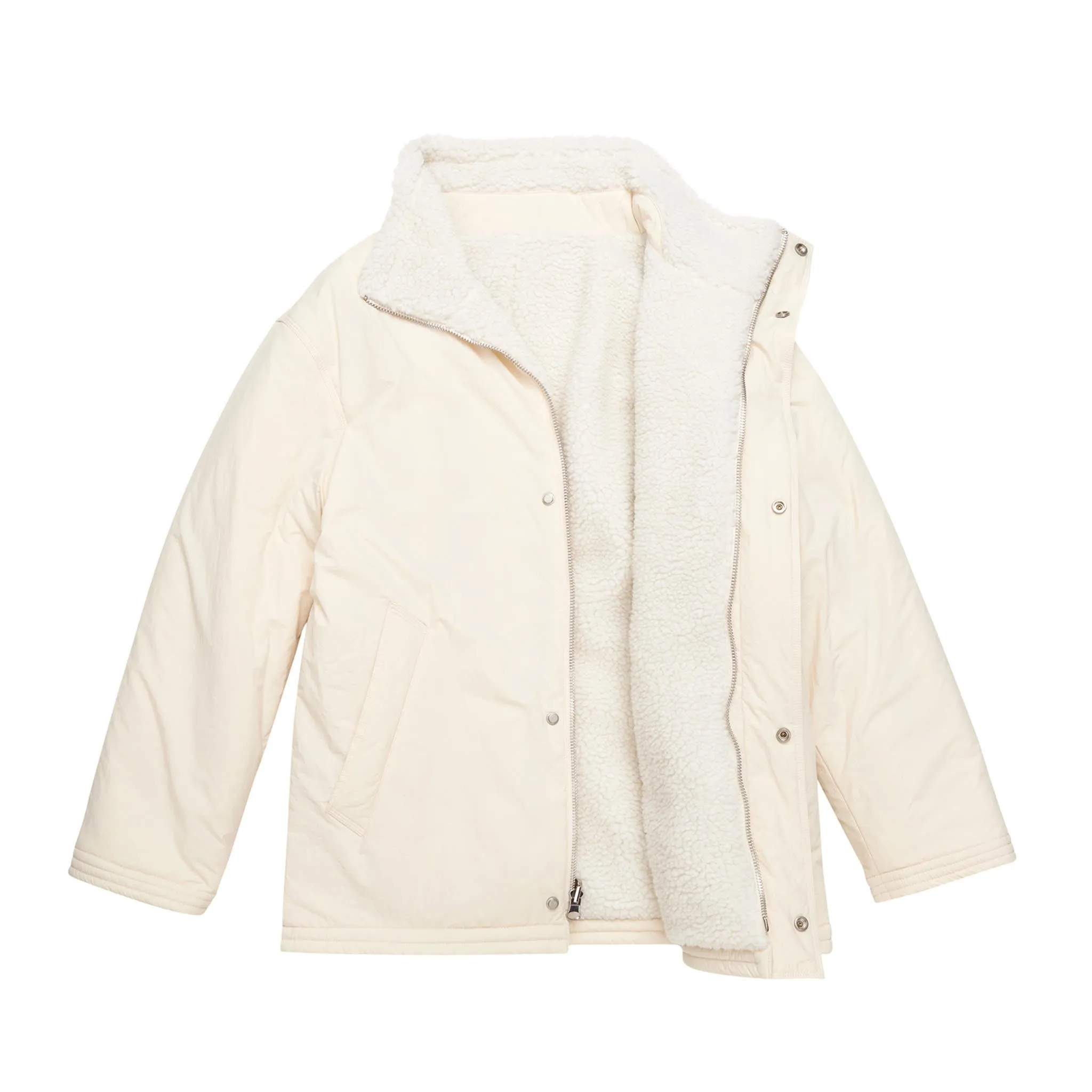 ADD Reversible Dumble Oversized Jacket Ivory