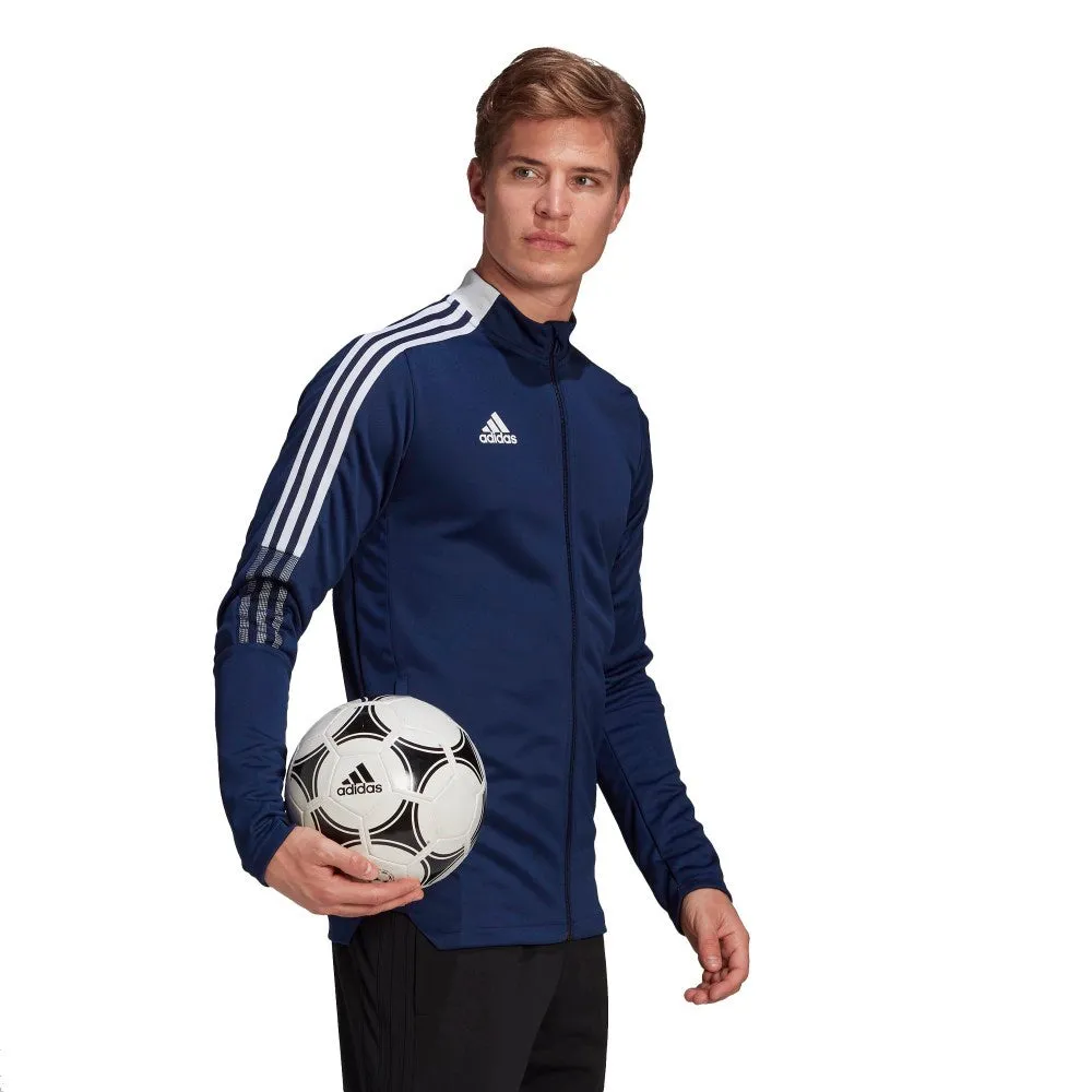 Adidas Adult Tiro 21 Track Jacket (Navy/White)