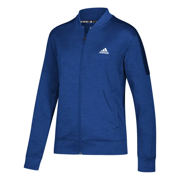 adidas Women's Collegiate Royal Melange Team Issue Bomber Jacket