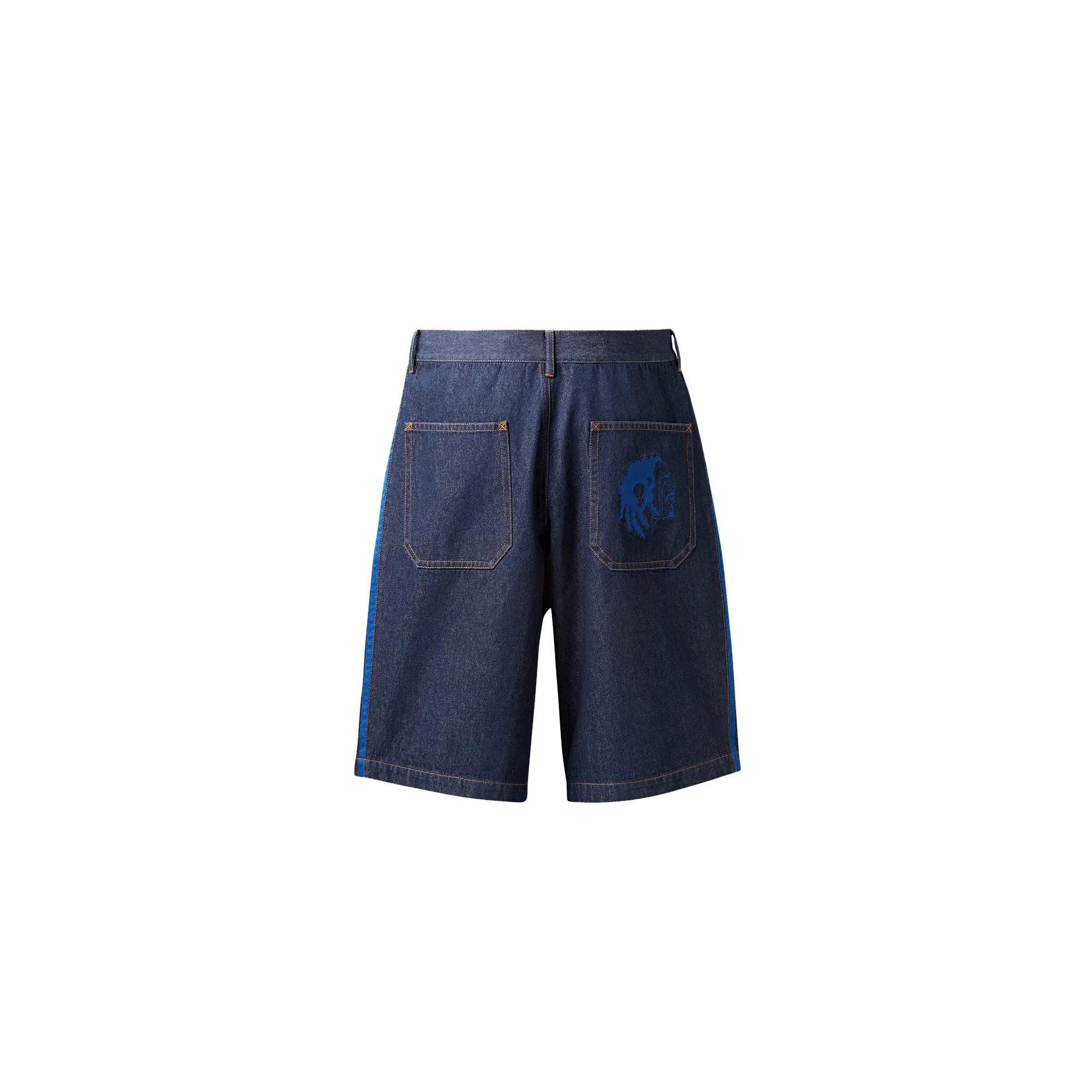 Adidas x KF Mens Jean Shorts 'Medium Blue Denim'