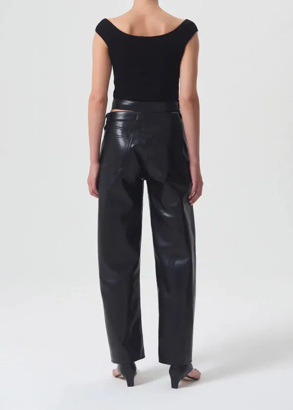 Agolde - Recycled Leather Broken Waistband Jean - Detox