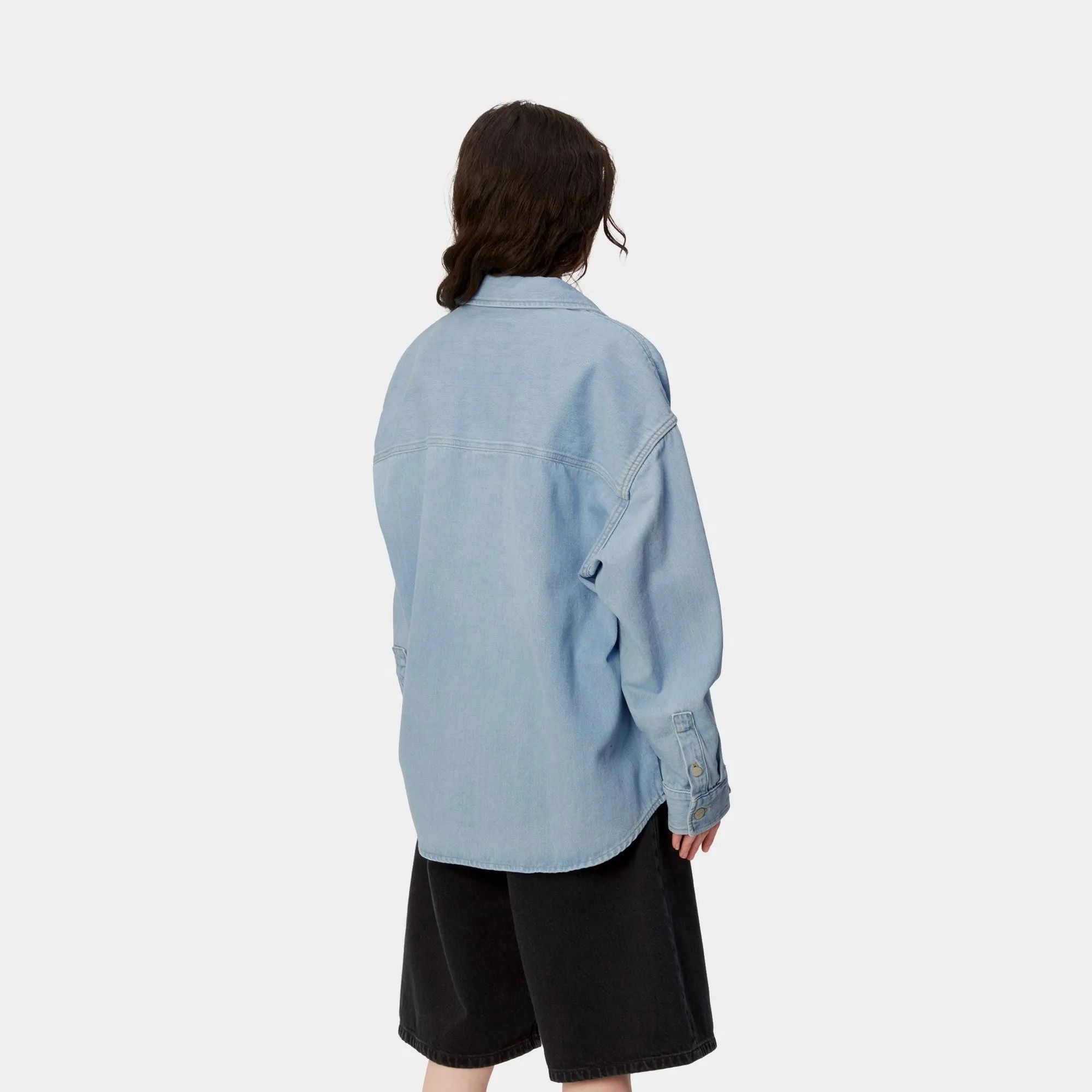 Alta Shirt Jacket | Blue (stone bleached)