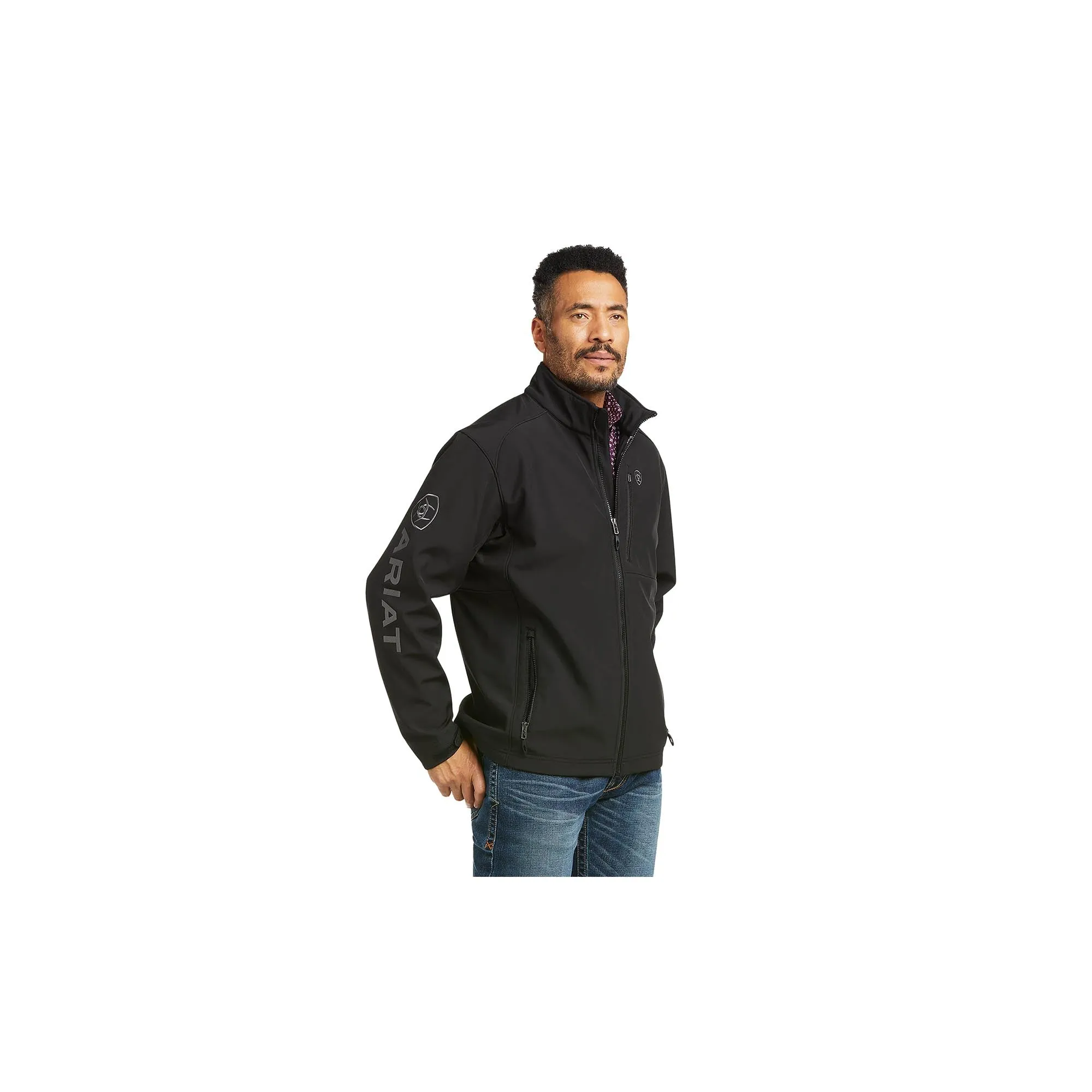 Ariat Logo 2.0 Patriot Softshell Water Resistant Jacket Black