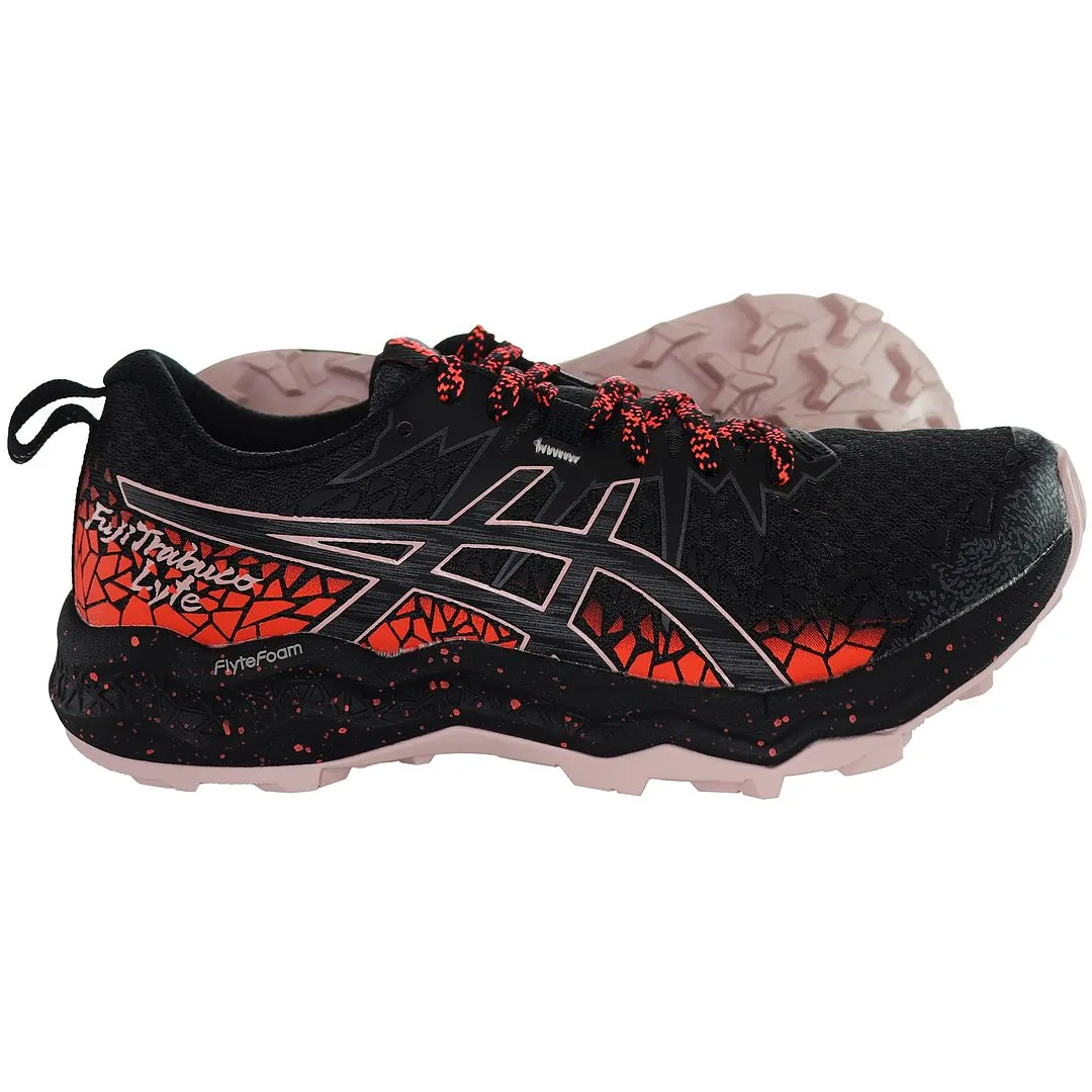 Asics FujiTrabuco Lyte Womens Black Running Trainers