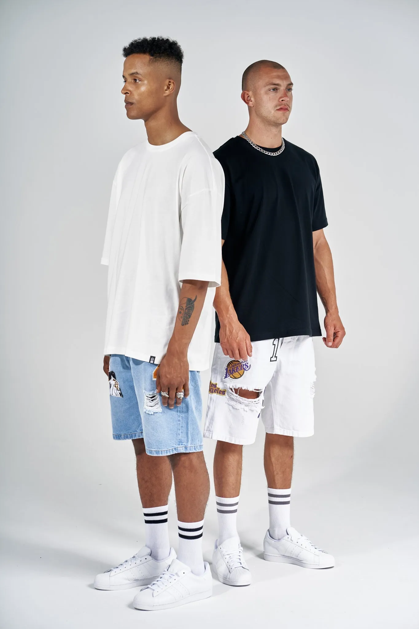 Blank Oversized Premium Tee White