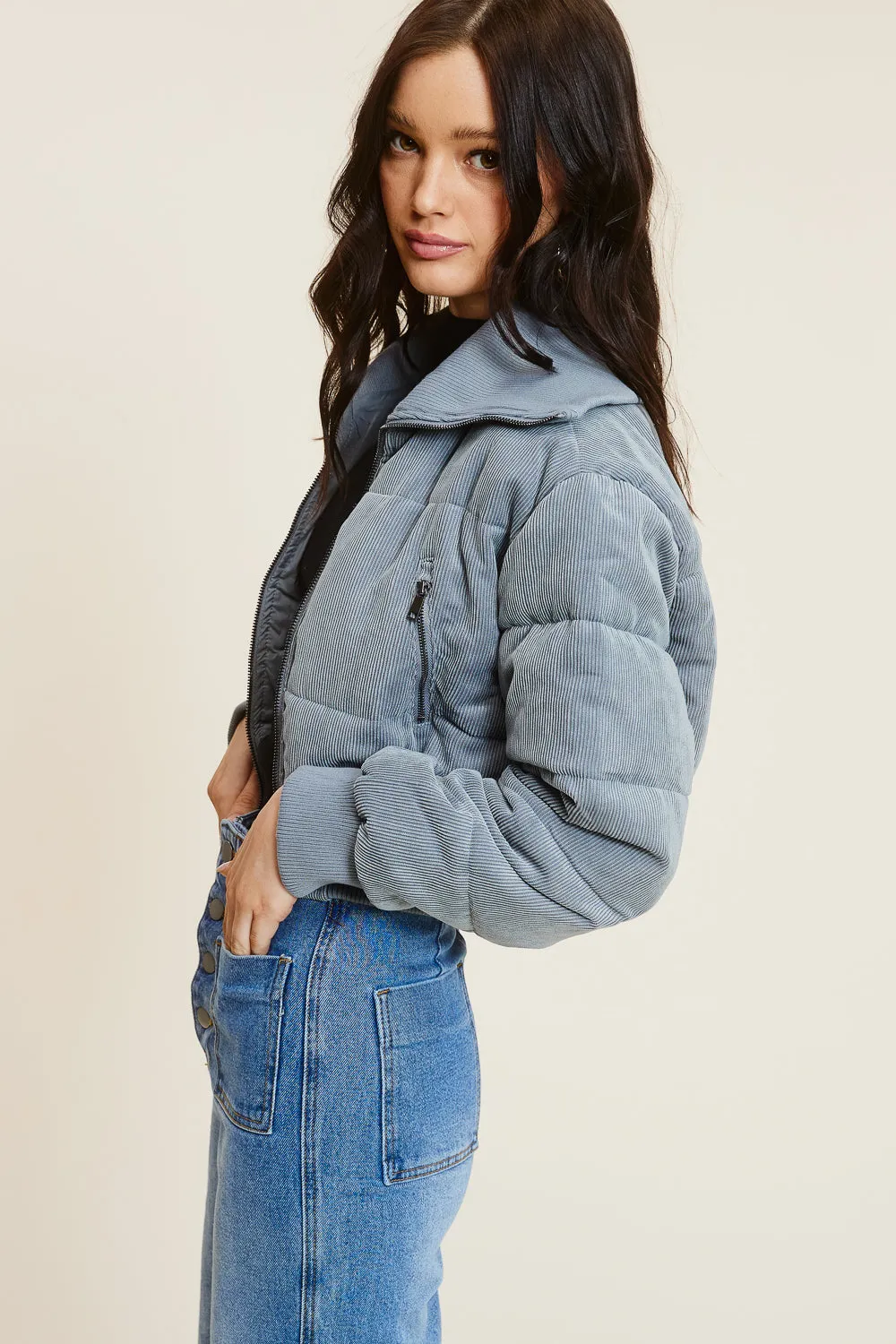 Blue Corduroy Jacket