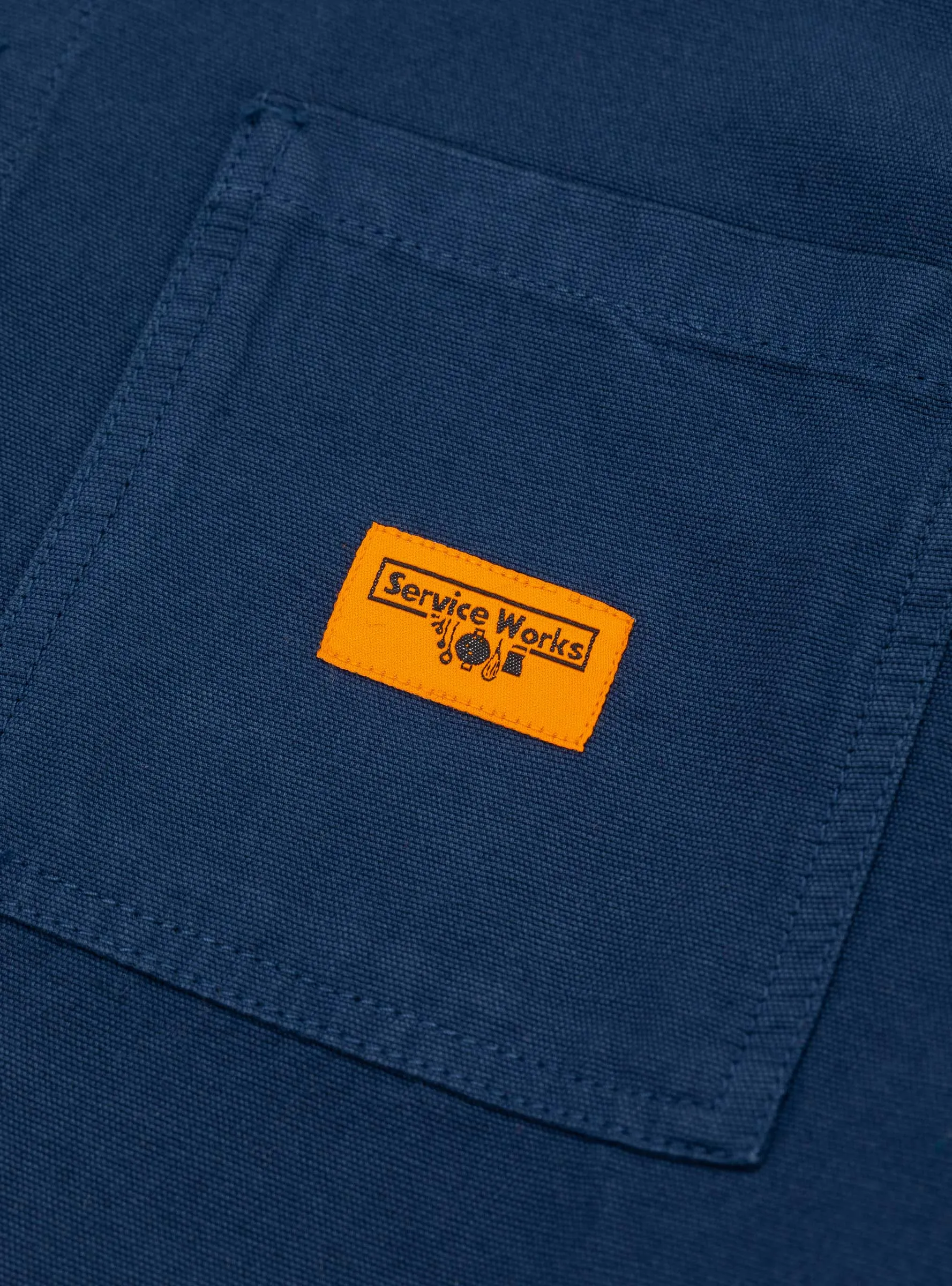 Canvas Coverall Jacket Navy