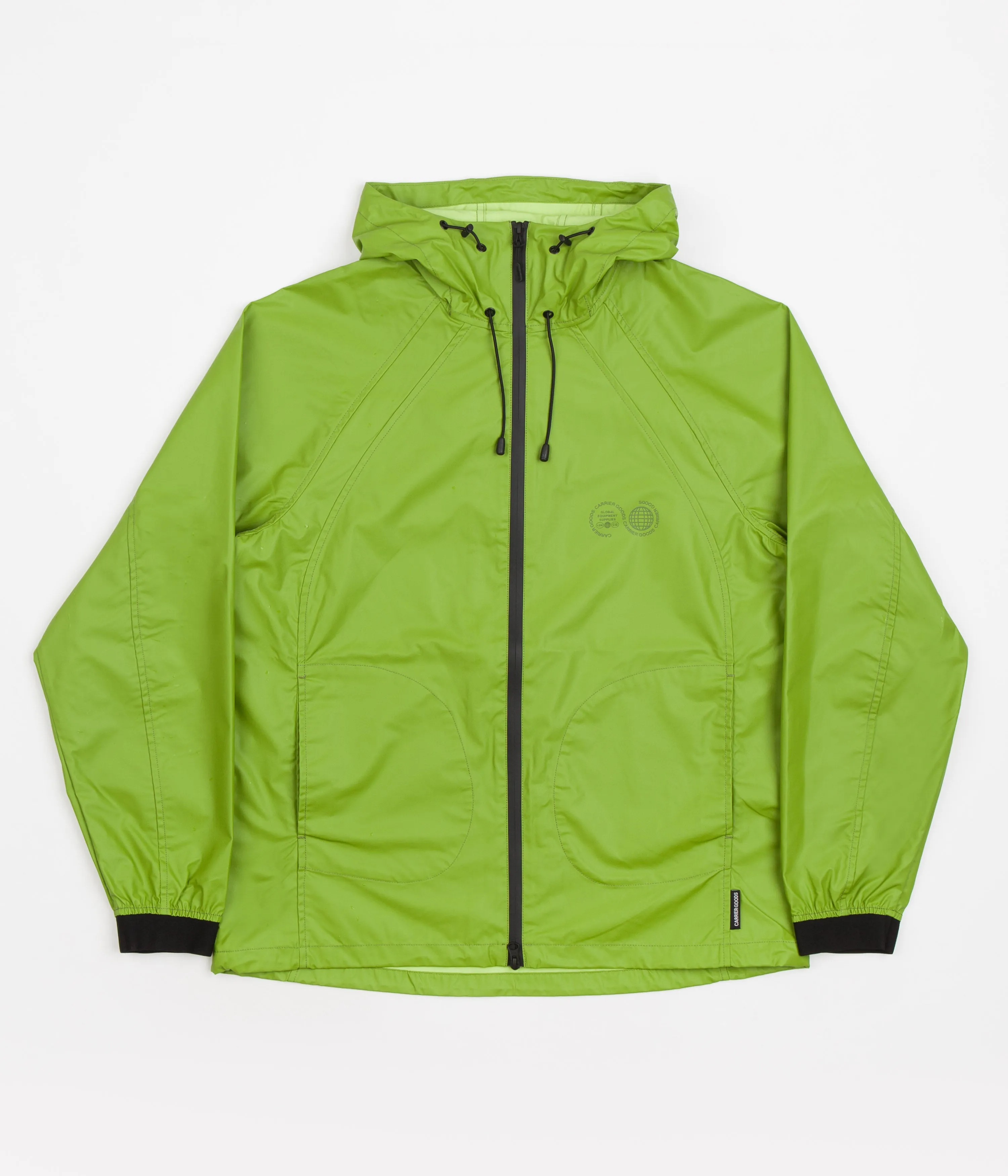 Carrier Goods Waxed Elements Full Zip Jacket - Lima Bean