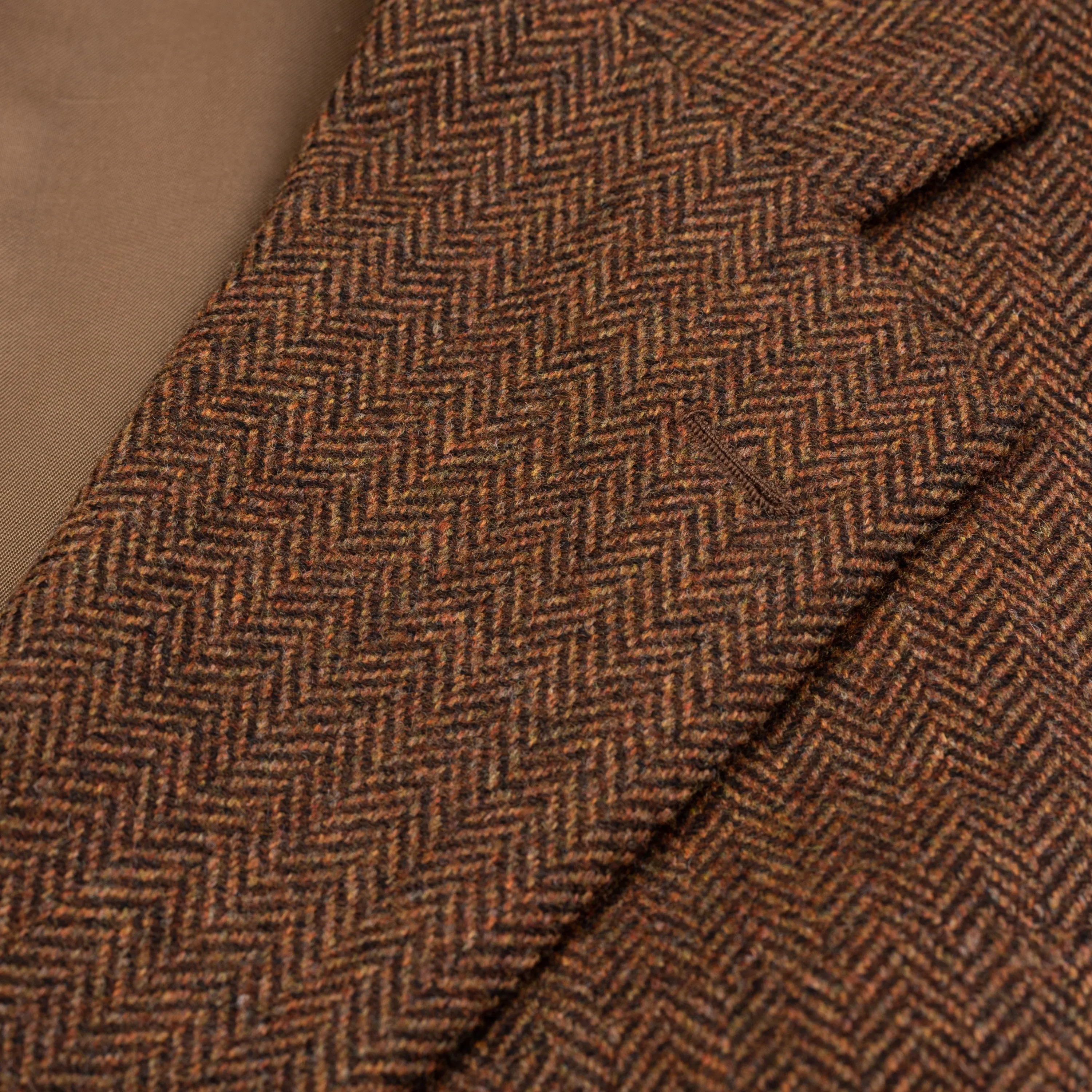 CASTANGIA 1850 Brown Wool-Cashmere Jacket EU 70 NEW US 60 Big and Tall