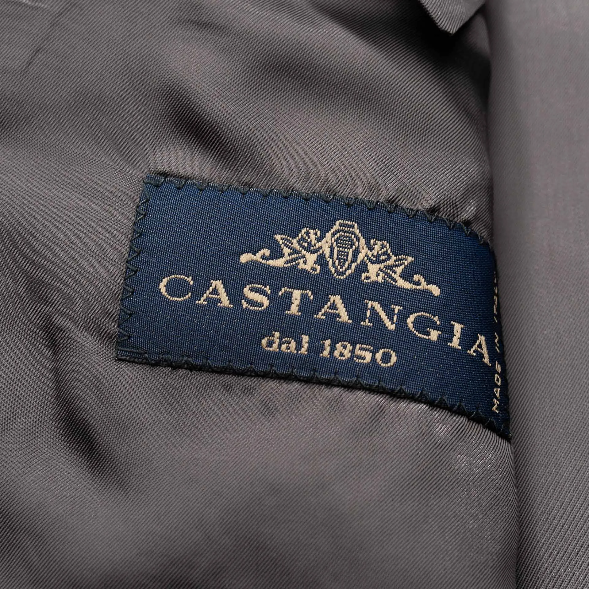 CASTANGIA 1850 Gray Wool Jacket Sport Coat EU 54 NEW US 44 Long