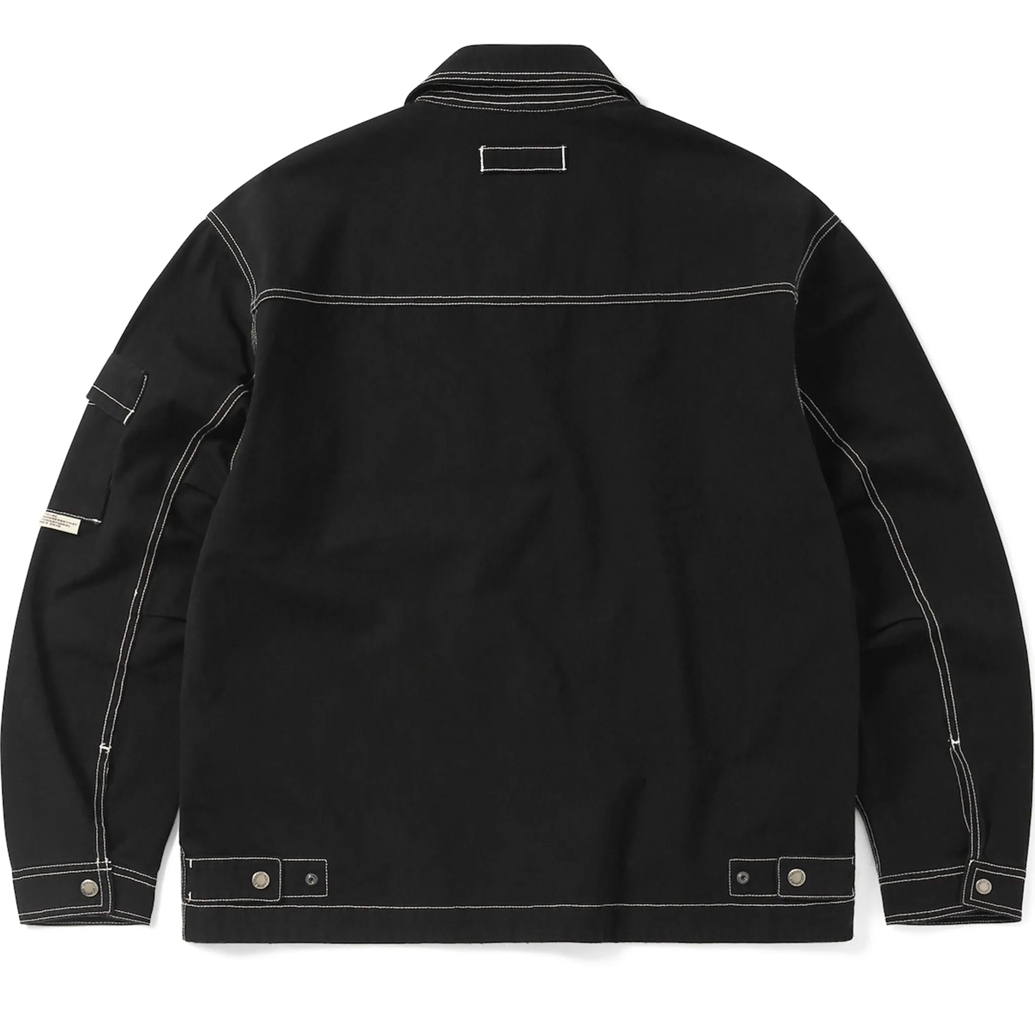 Contrast Stitch Jacket (Black)