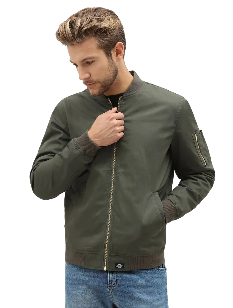 Dickies Hughson DK720230DKO Men's Lightweight Polycotton Jacket Olive Green