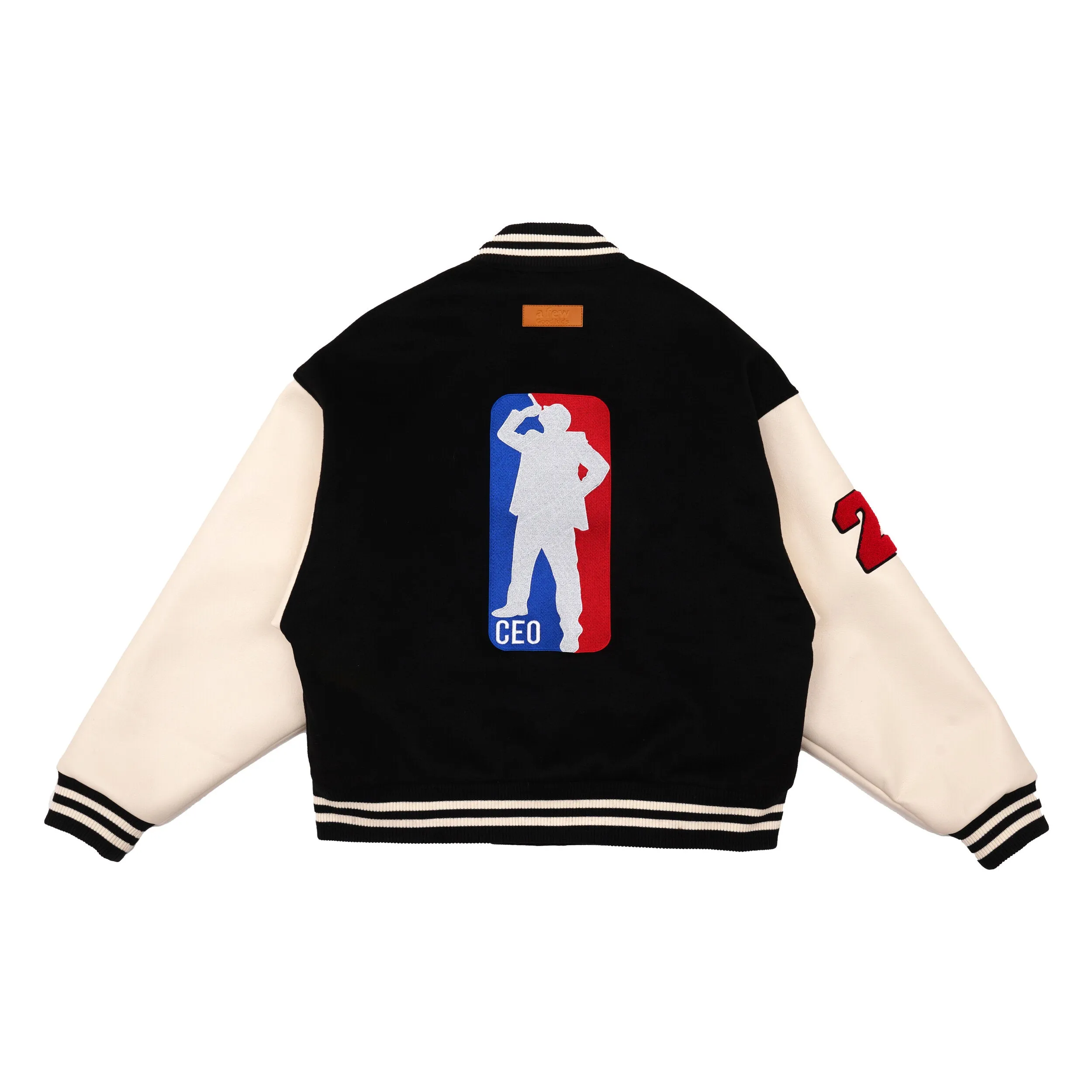 DONCARE (AFGK) "CEO varsity jacket" - Black