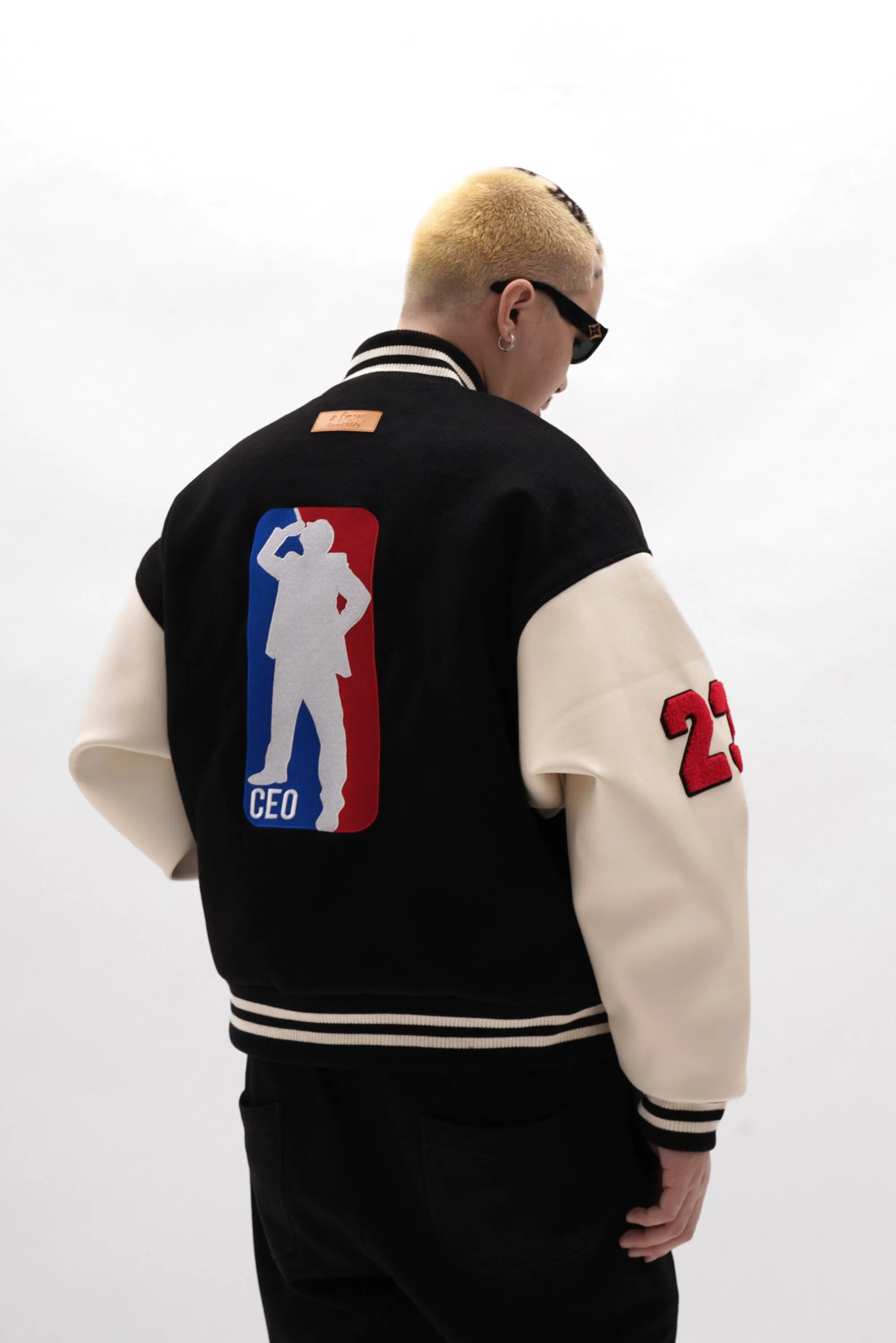 DONCARE (AFGK) "CEO varsity jacket" - Black