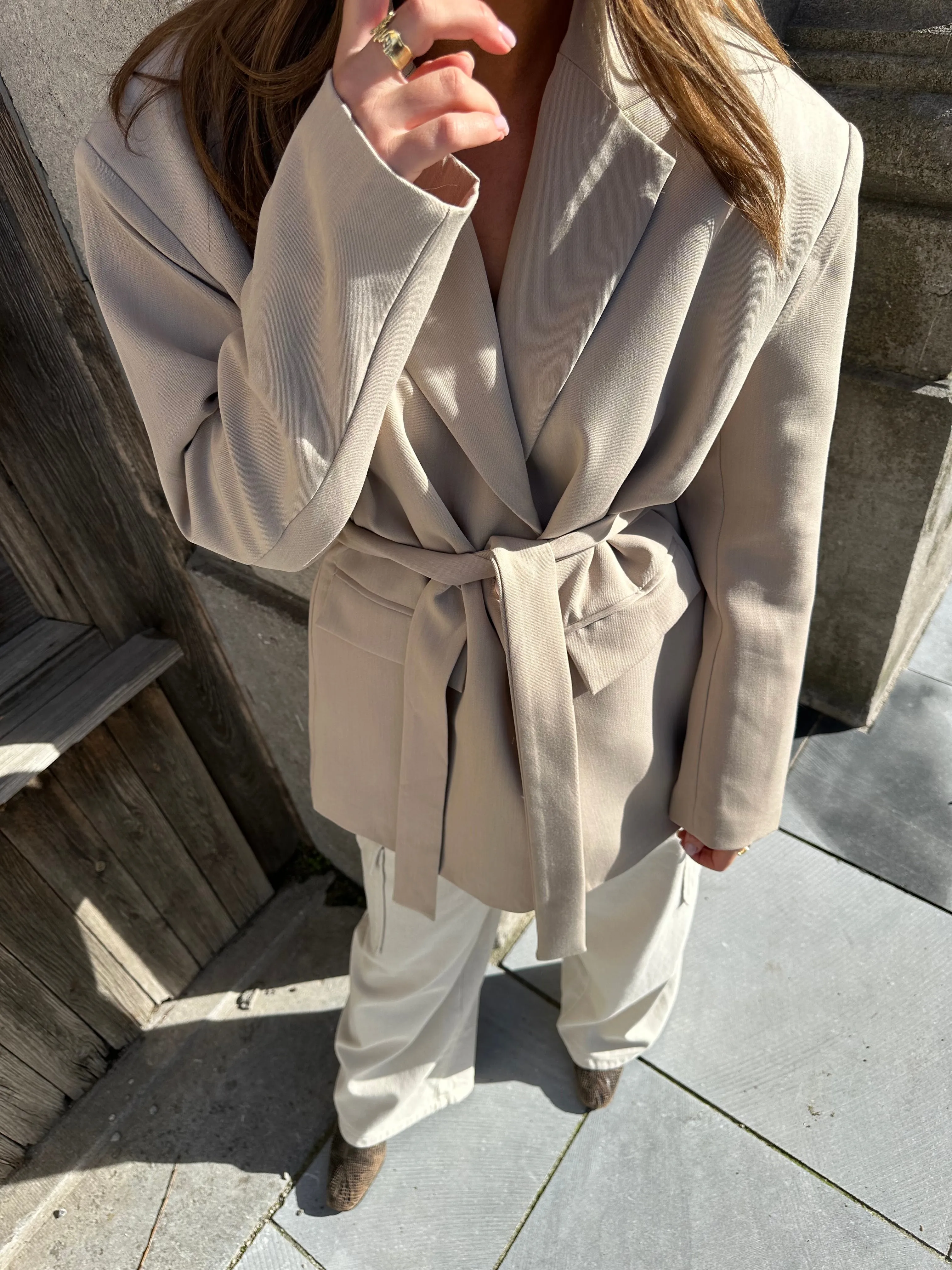 Elli blazer beige