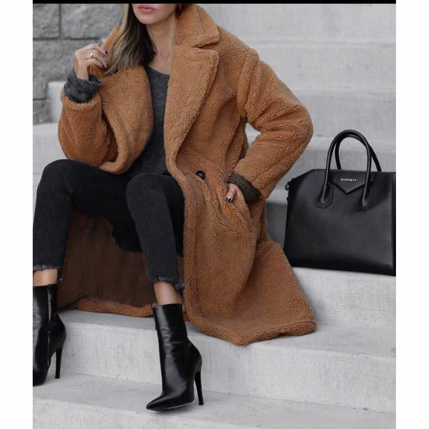 Faux Fur Teddy Coat