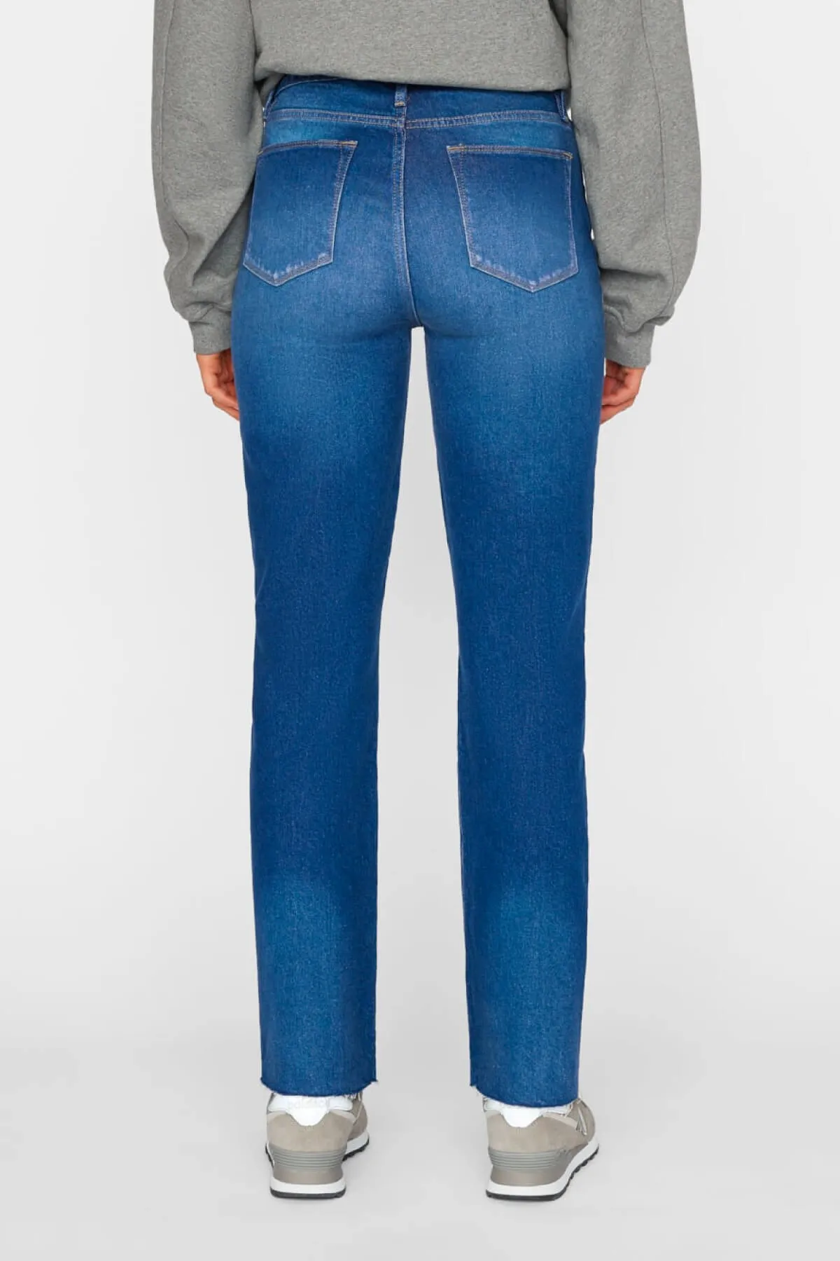 Frame Denim Le Super High Straight Jean - Jericho