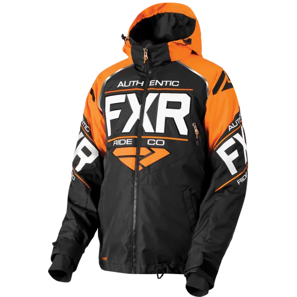 FXR Clutch Mens Jacket Black/Orange/White