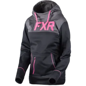 FXR Helium Tech Womens Pullover Black Fuchsia