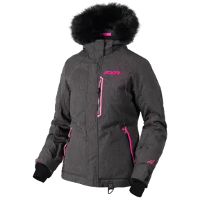 FXR Pursuit Womens Jacket Herringbone Elec Pink