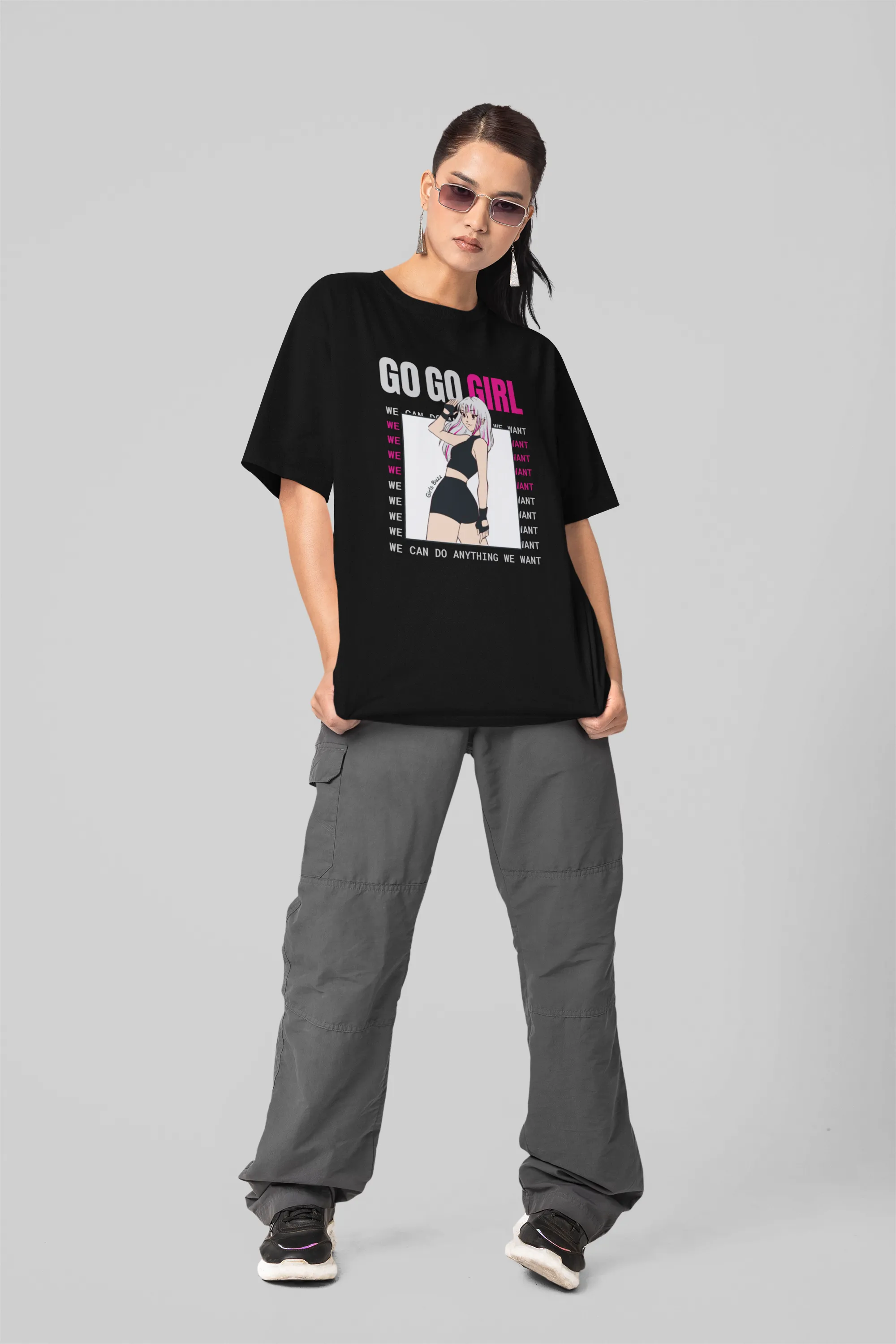 Go Girl Oversized Tee