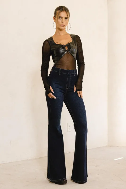 Goldie High Waisted Flare Jean [online exclusive]