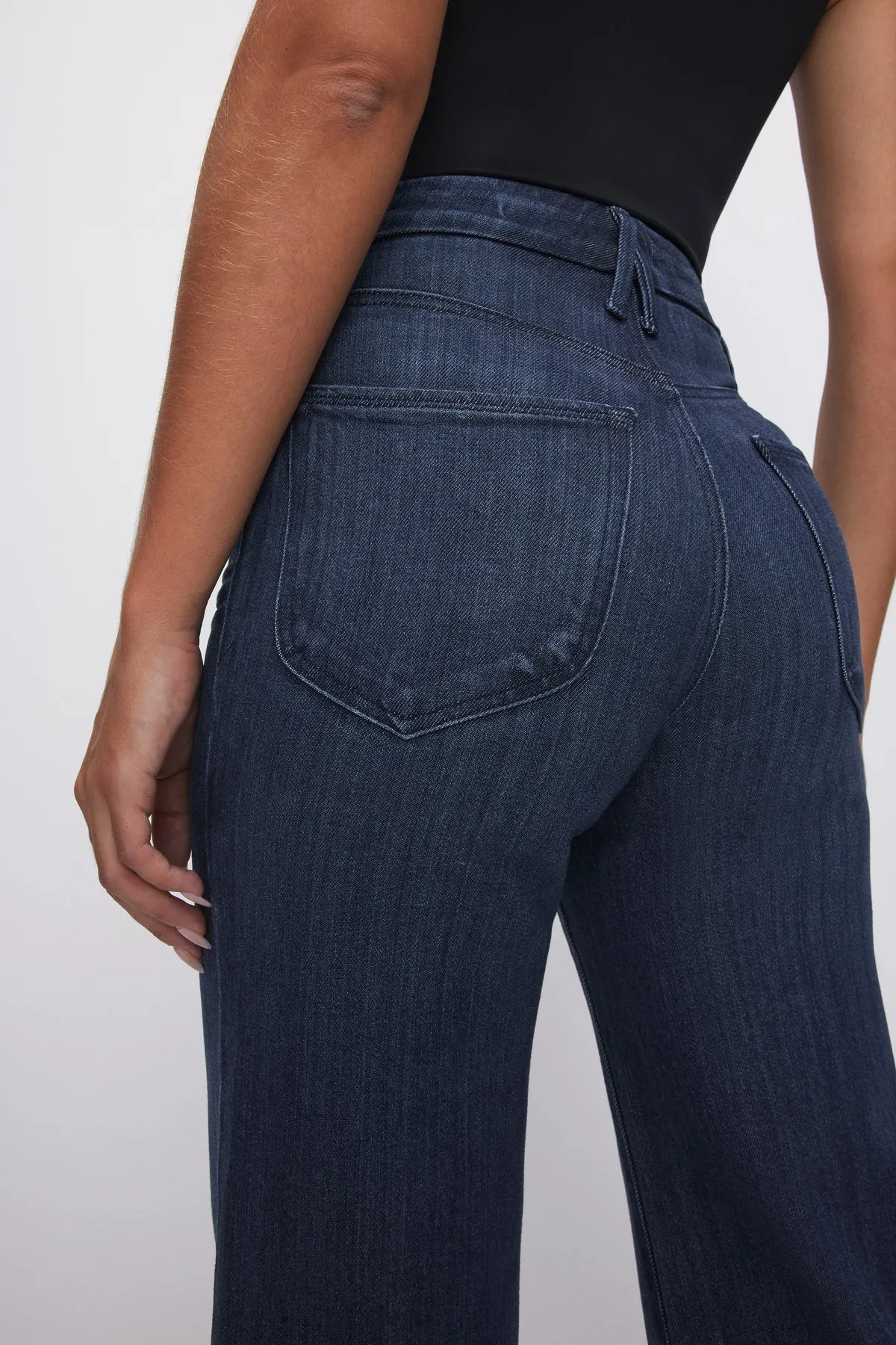 Good American ‘Good Waist Palazzo Jeans’