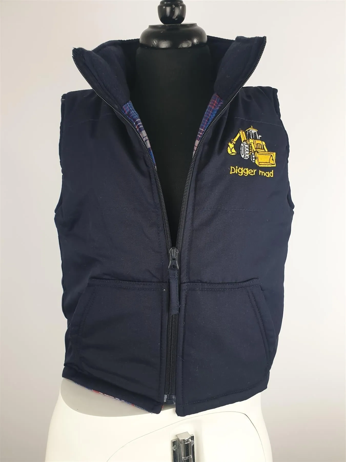 Hazy Blue Kids Country Padded Gilet