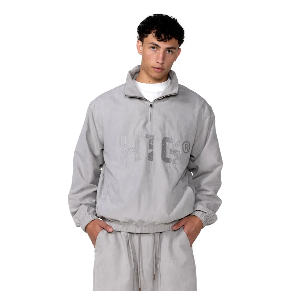 HONOR THE GIFT HTG BRANDED QTR ZIP-GREY