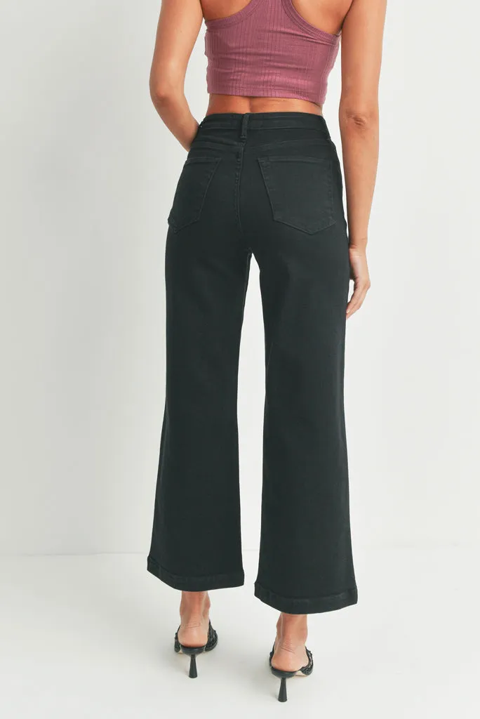 JBD PATCH POCKET WIDE LEG JEAN, 2 COLORS