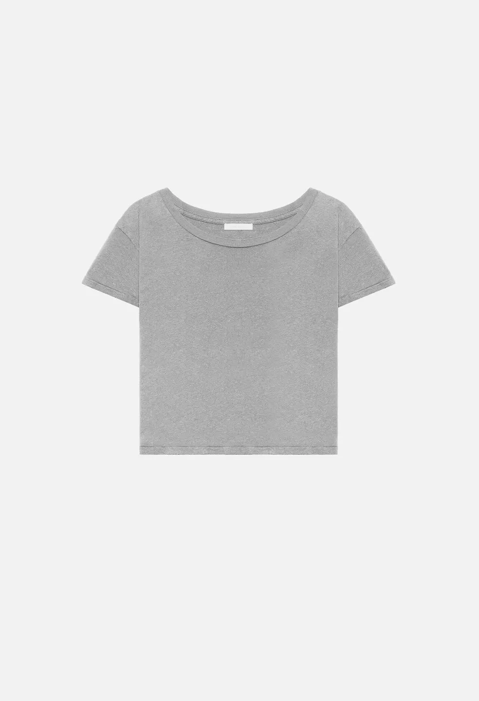 Jersey Cropped Tee / Plaster