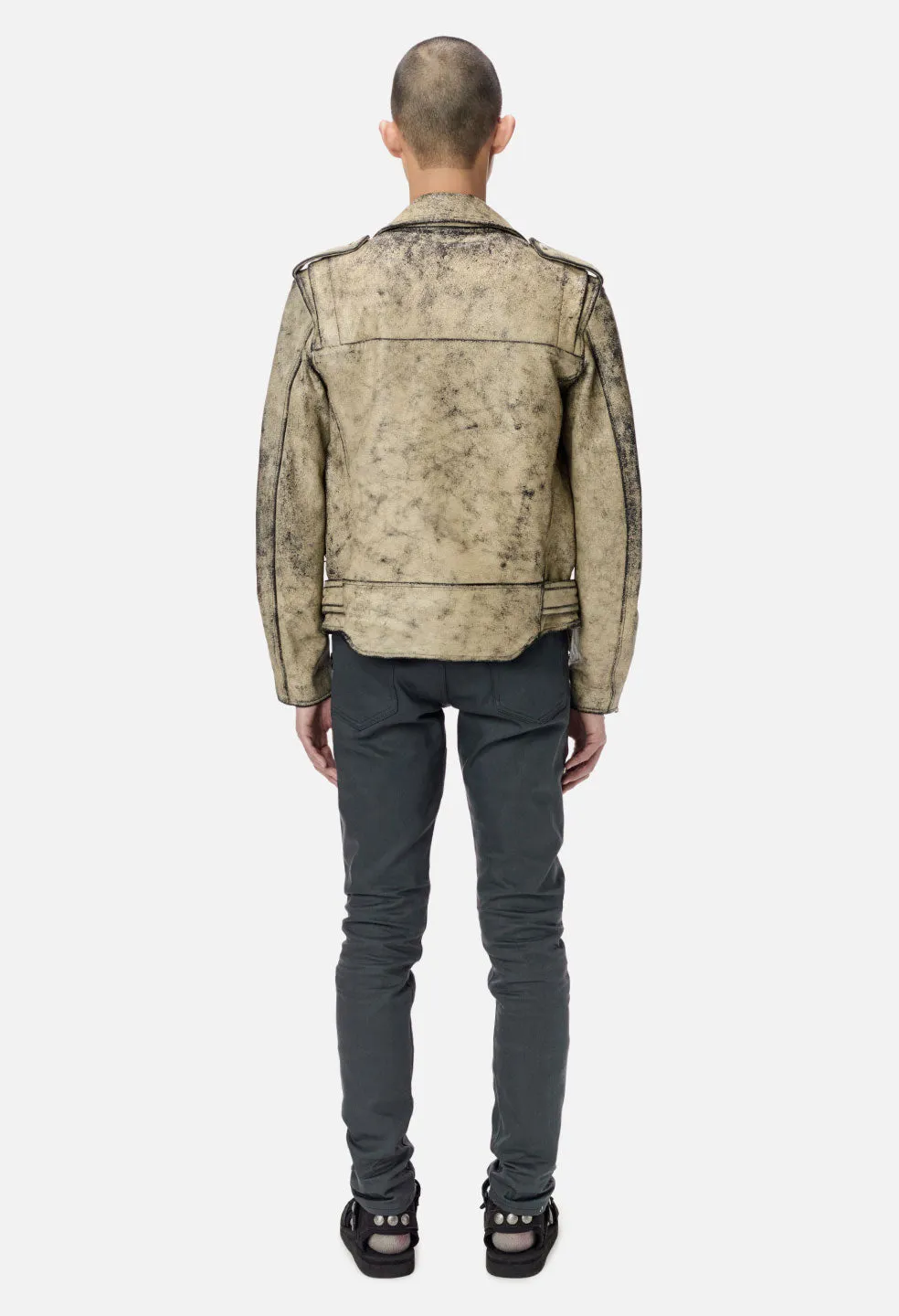 John Elliott X Blackmeans Rider's Jacket / Painted Ivory