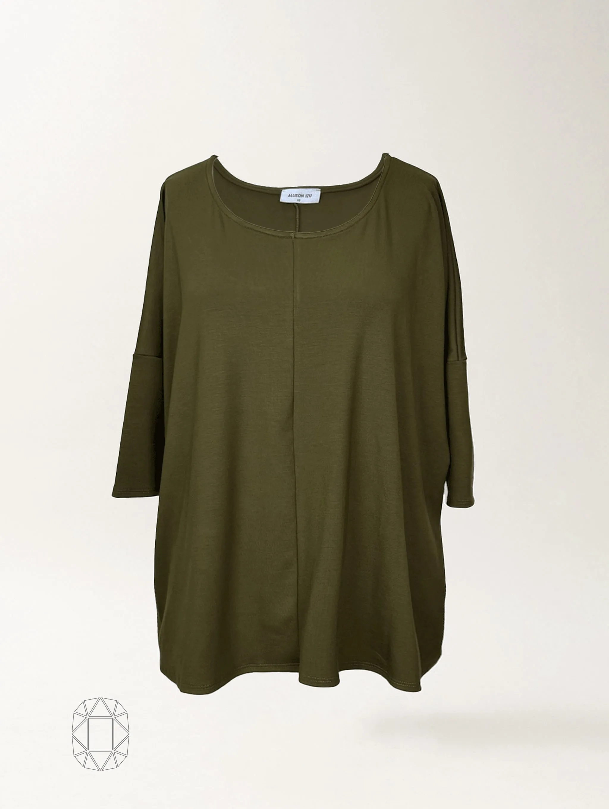 Jonelle Top - Fern Soft Ponte