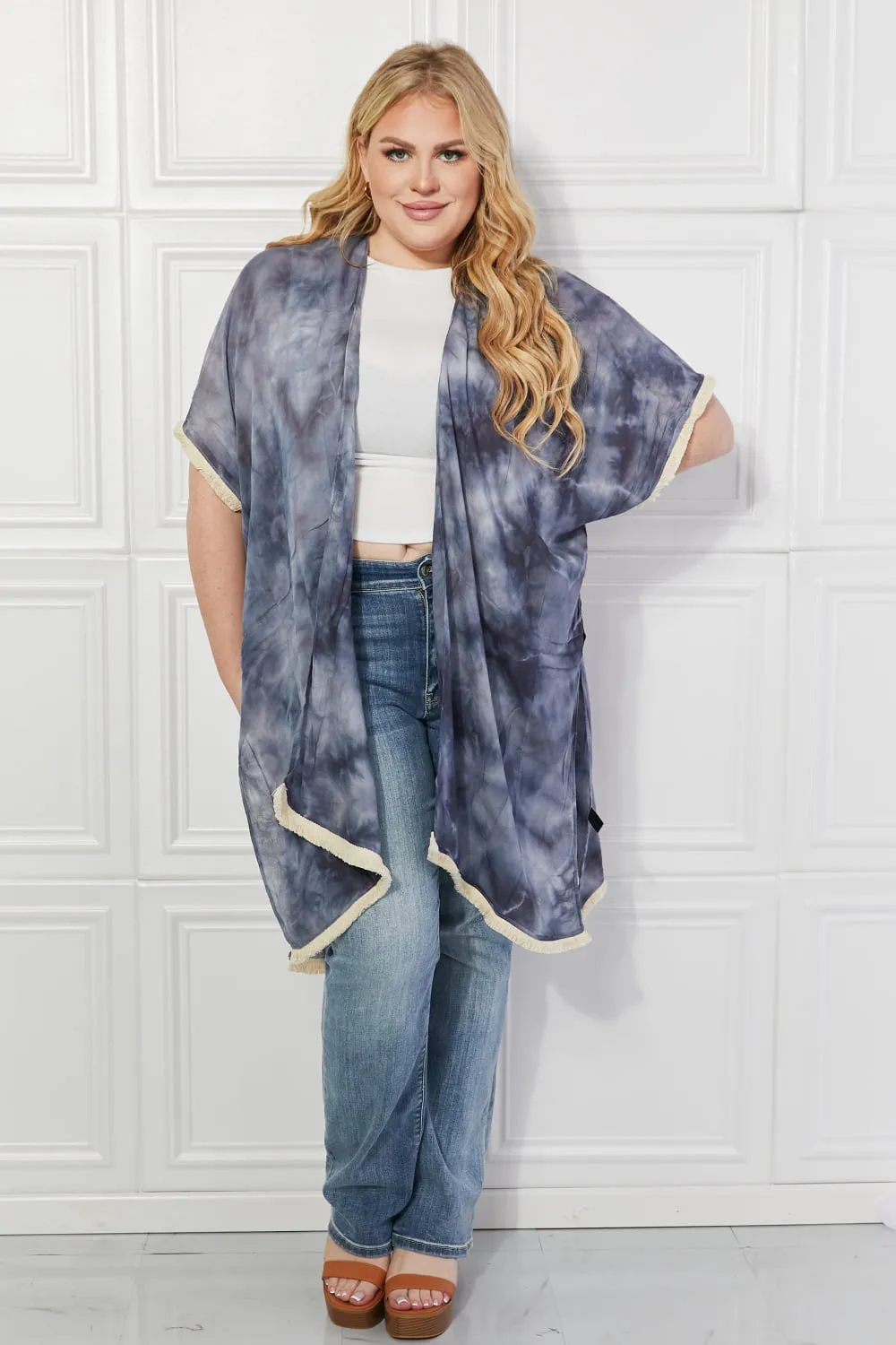 Justin Taylor Cloud Rush Swim Cover-Up Kimono