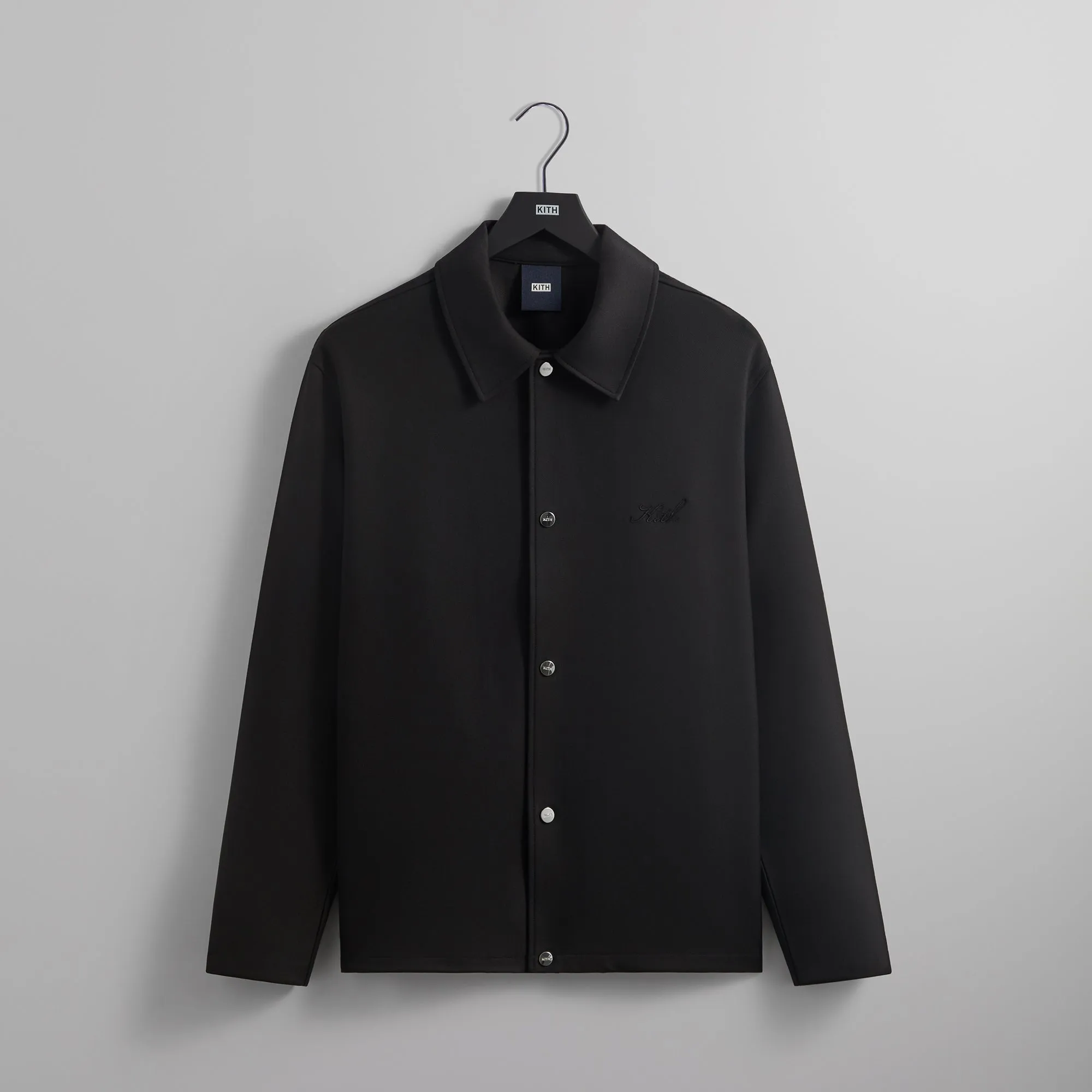 Kith Double Knit Coaches Jacket - Black