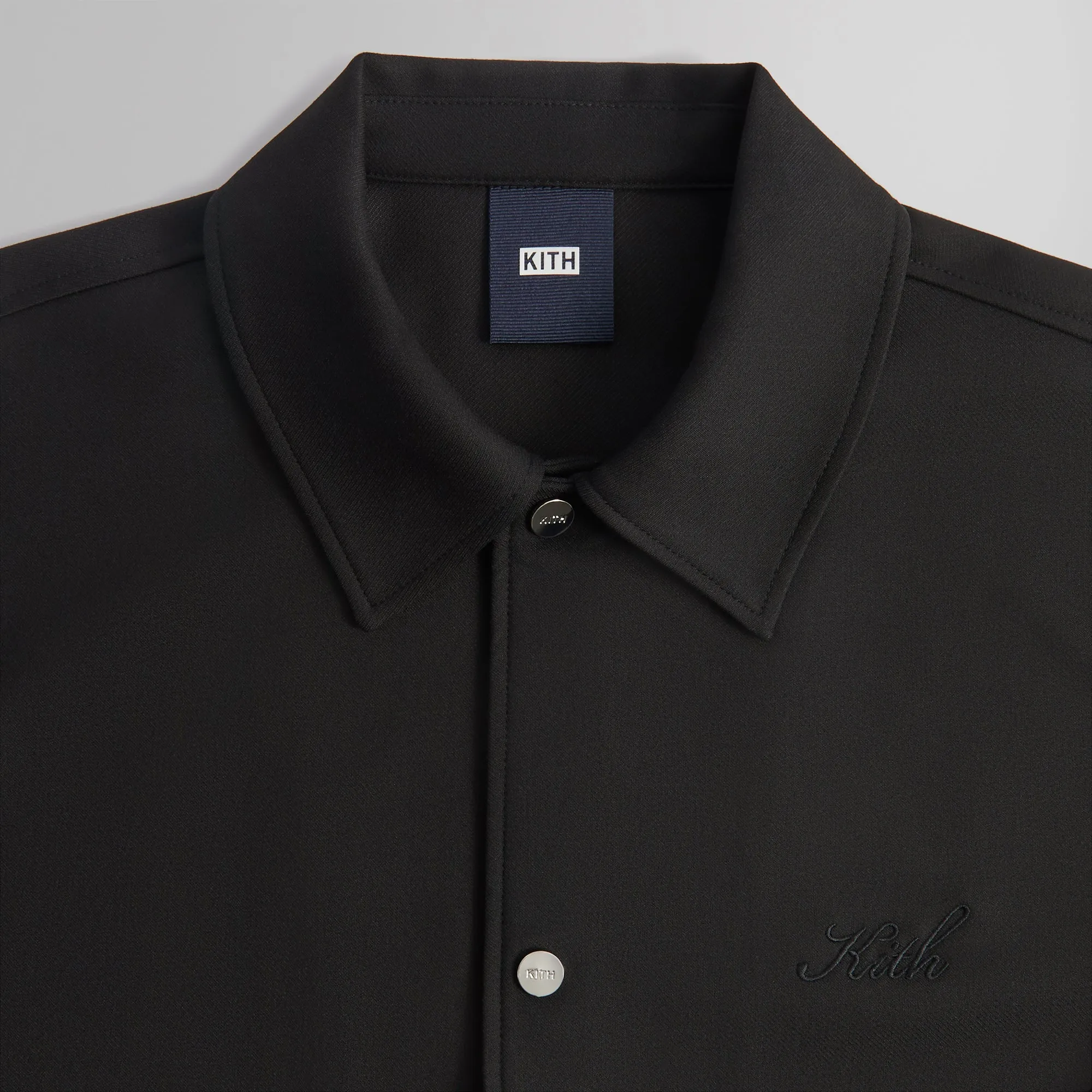 Kith Double Knit Coaches Jacket - Black