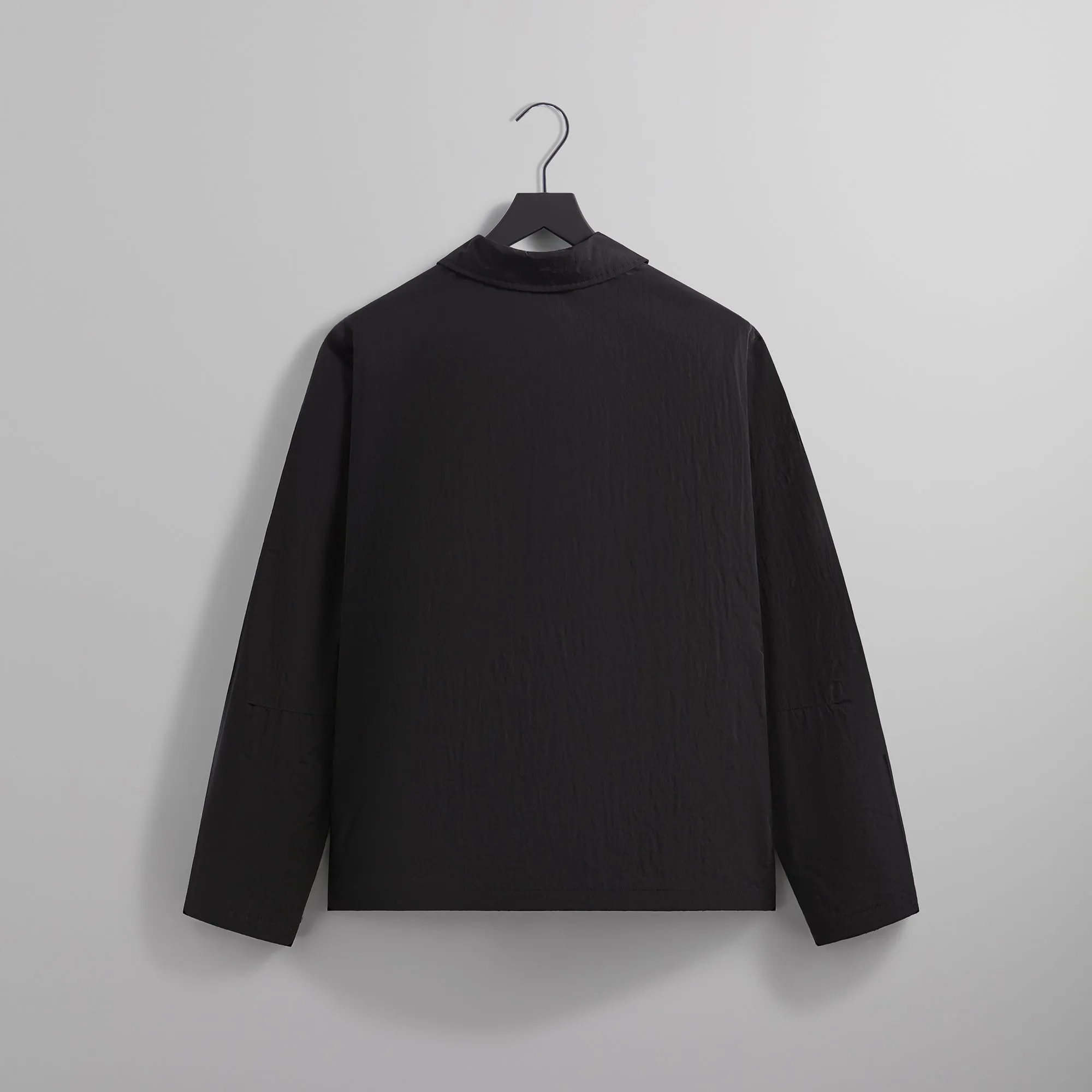 Kith Wrinkle Nylon Jonas Coaches Jacket - Black