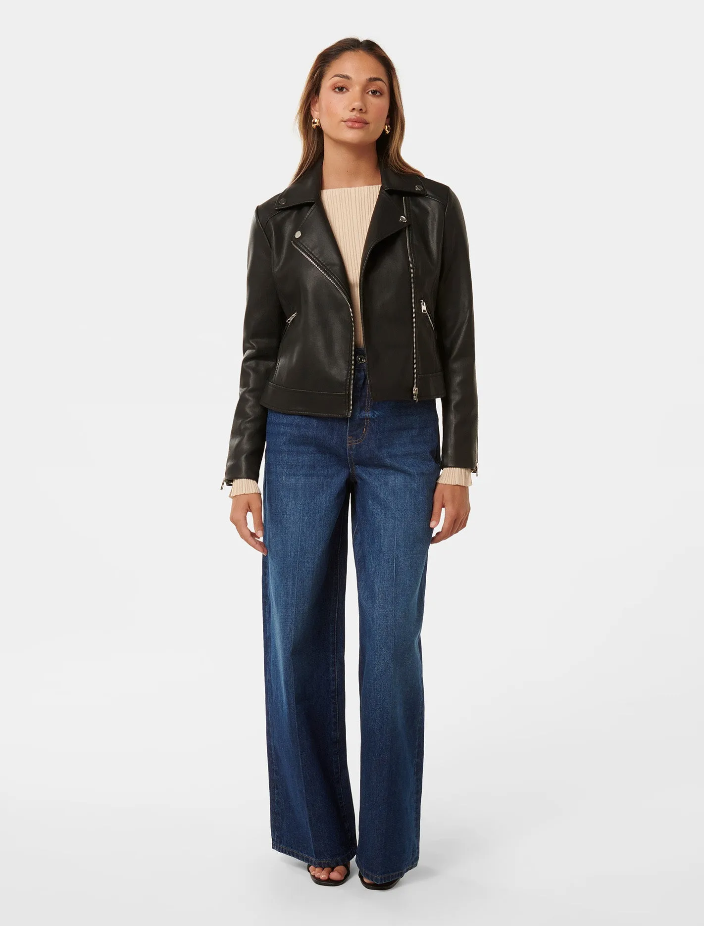 Kylie Petite Biker Jacket