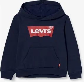 Levis Boys' Batwing Screenprint Hoodie 9E8778-C8D dress blue