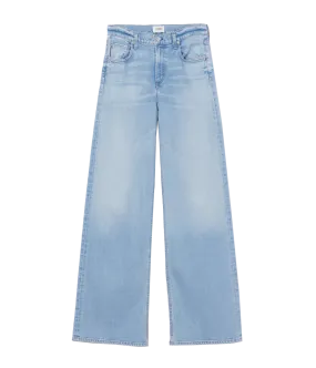 Loli Mid Rise Baggy Jean in Neroli