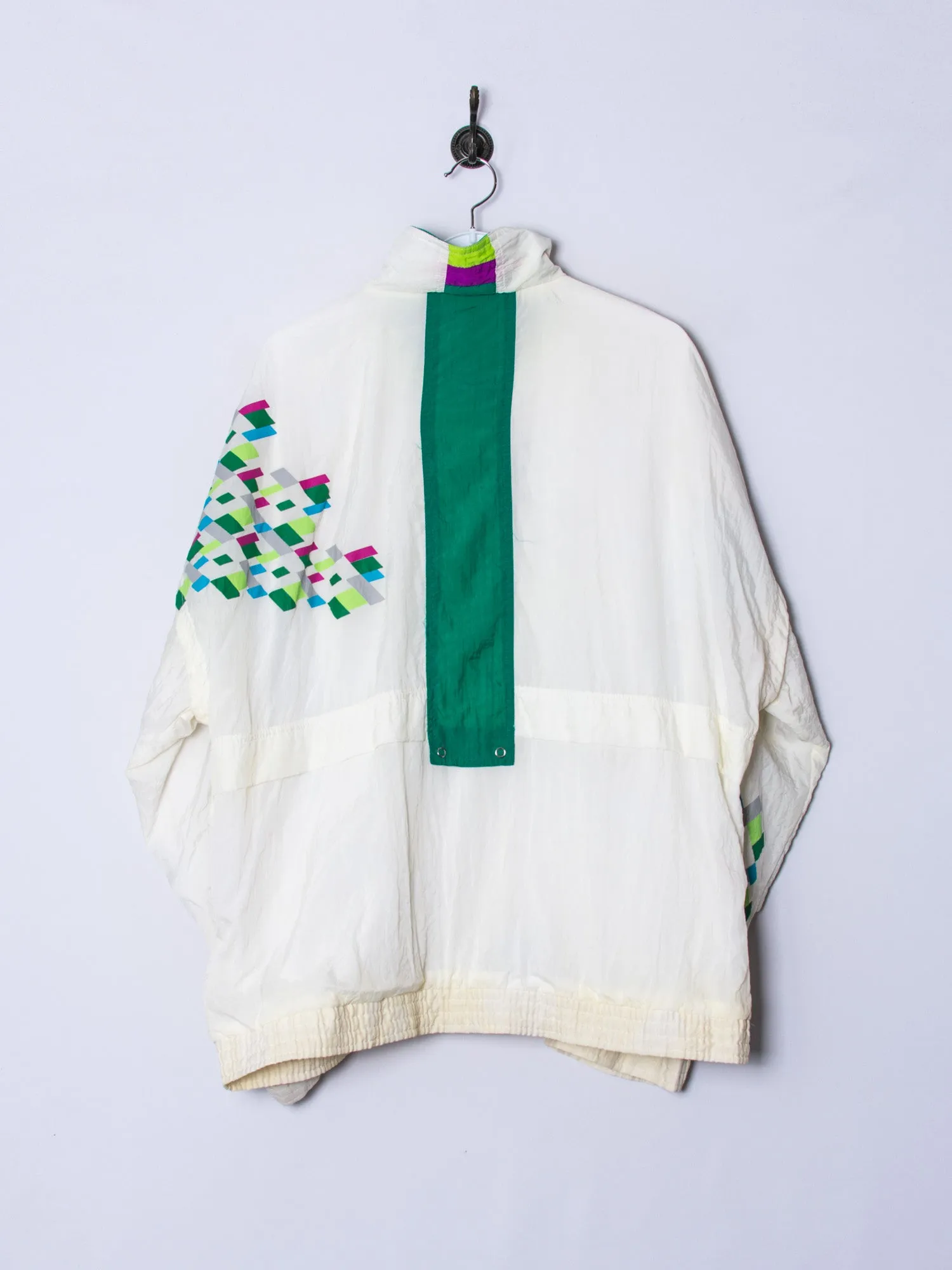 Lotto White Retro Shell Jacket