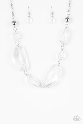 Luminous Luminary White-Necklace