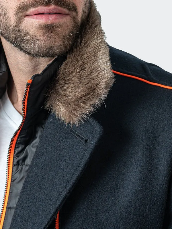 Maceoo Jacket | Peacoat CaptainOrange Blue