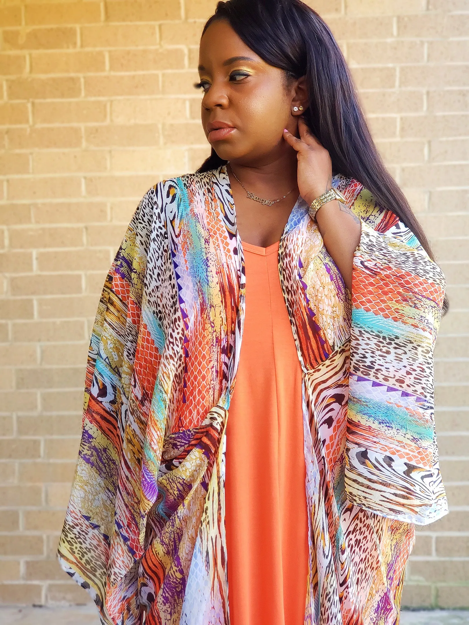 MADELYN - Animal Oversized Kimono