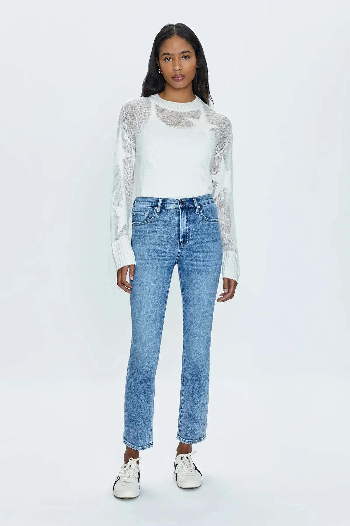 Madi High Rise Modern Slim Jean in silverlake by Pistola