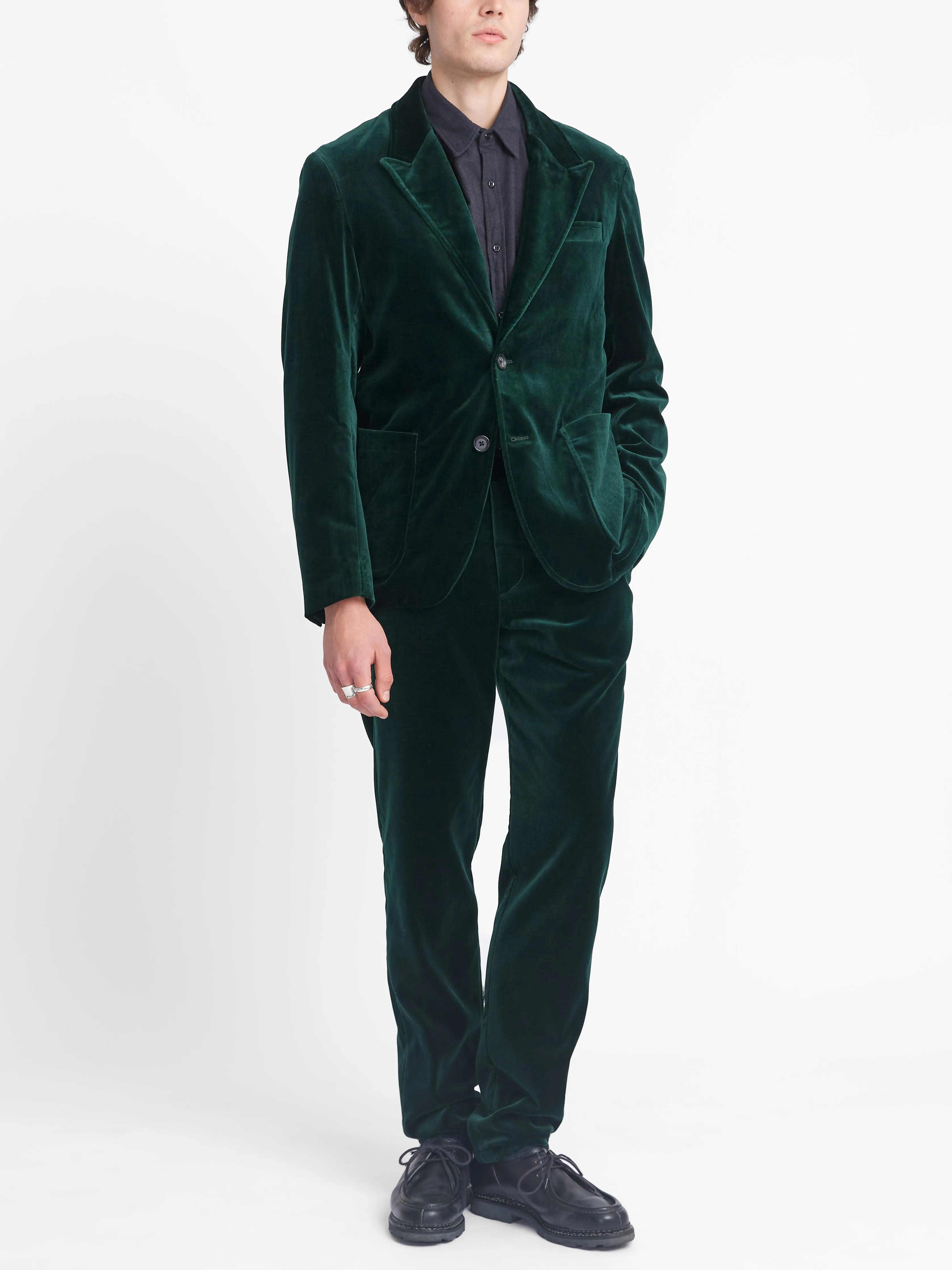 Mansfield Jacket Velvet Racing Green